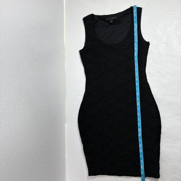 Amisu Black Stretchy Tank Dress Size 6 Lined - Picture 9 of 10